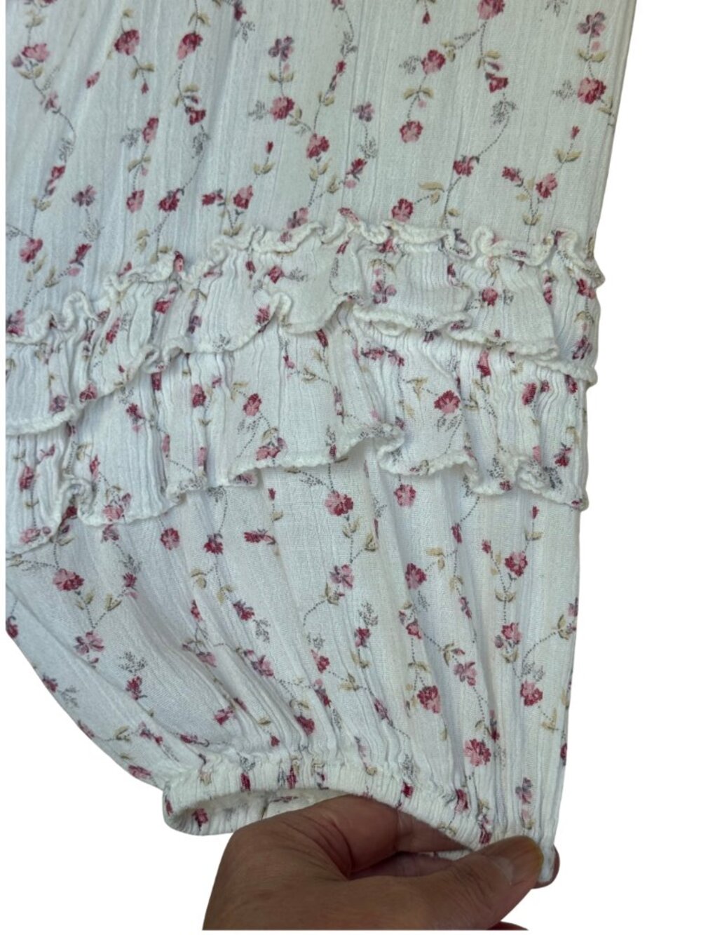 Denim & Supply Ralph Lauren RL Boho Floral Peasant Top XL - Picture 8 of 14